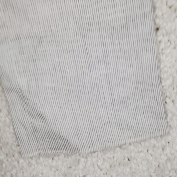 Brooks Brothers Womens Flax Blend Pants BB4 (31x36) NWT Striped Lined Trousers - Picture 3 of 13